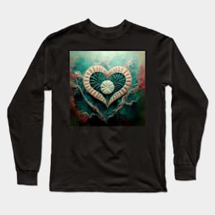 Water Hearts Of Love 10 Long Sleeve T-Shirt